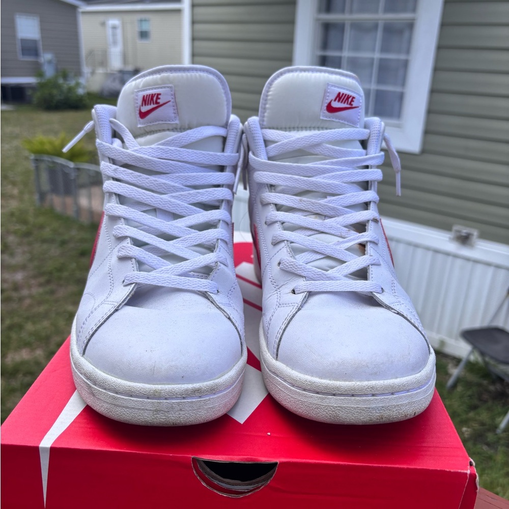 Nike blazers white and red Men’s size 10 (worn) - Picture 4 of 6